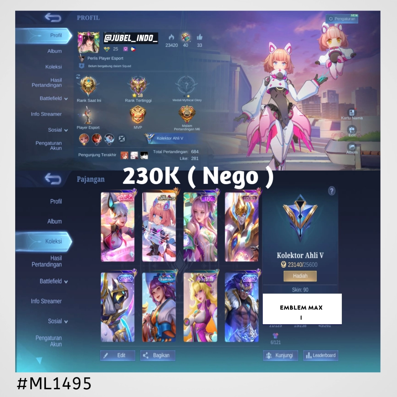 STOK ML #ML1495