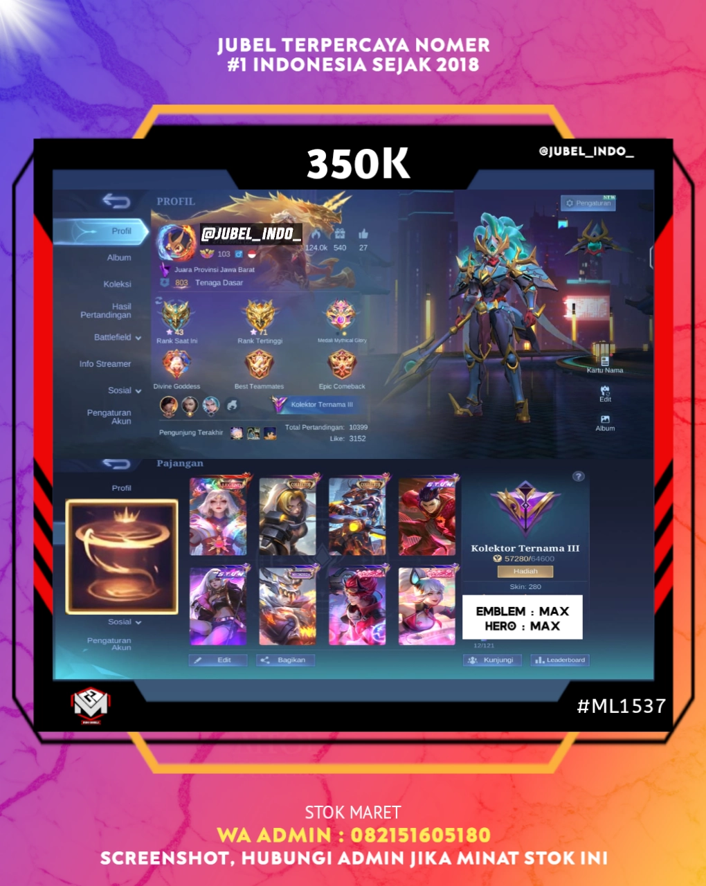 STOK ML #ML1537