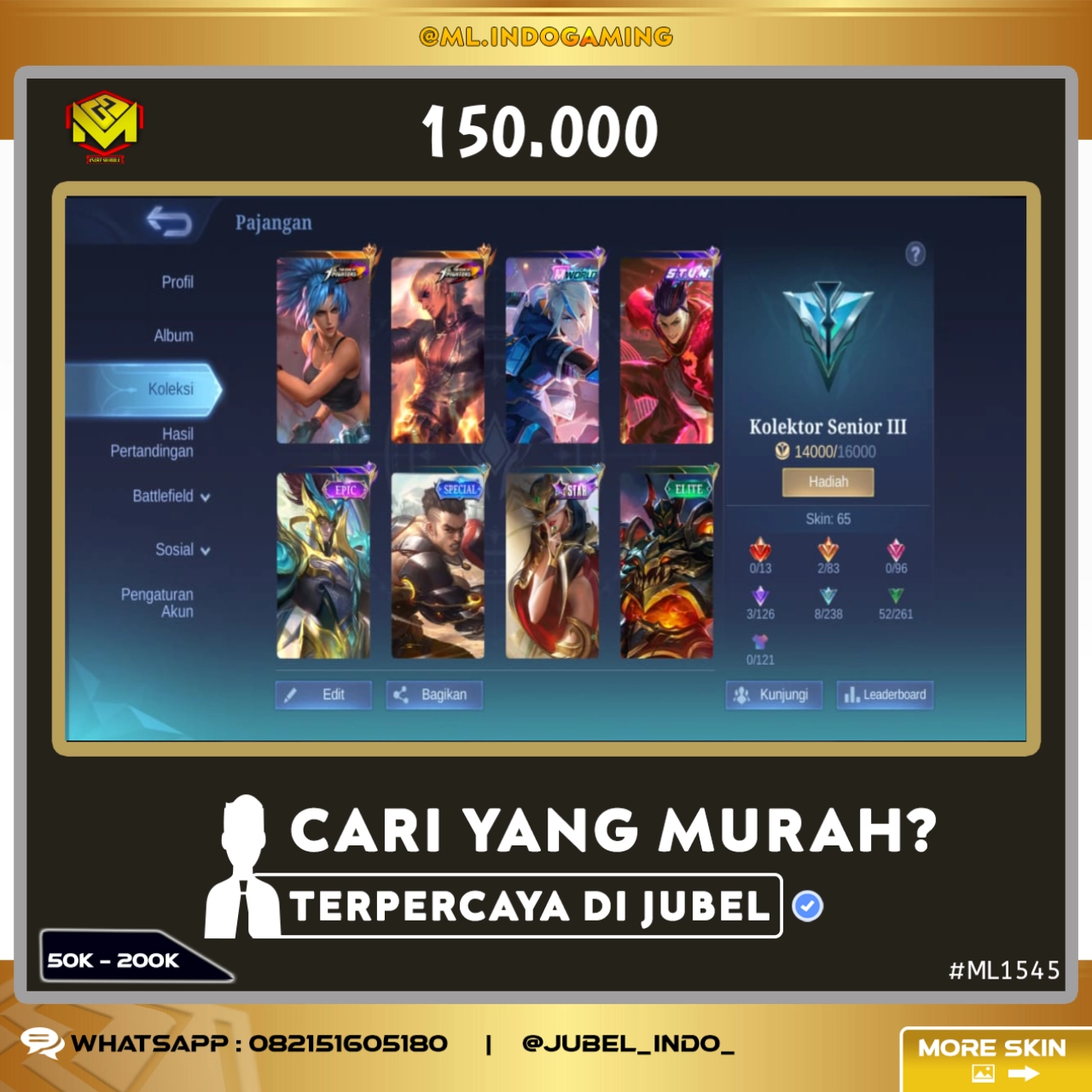 STOK ML #ML1545