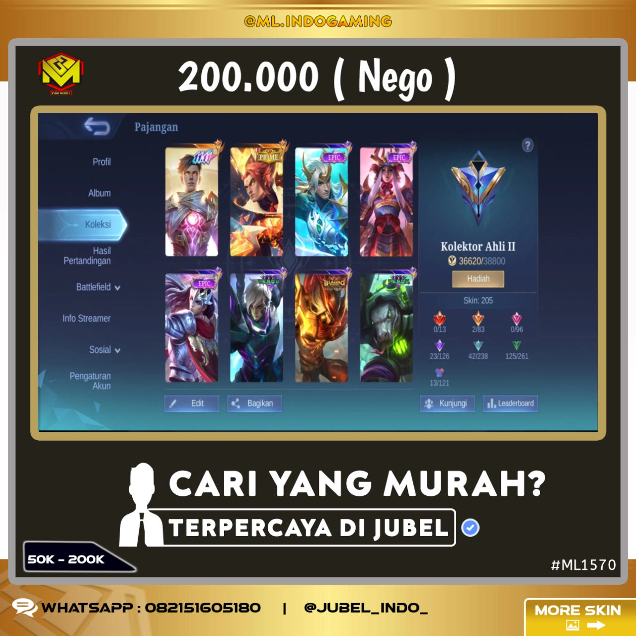 STOK ML #ML1570