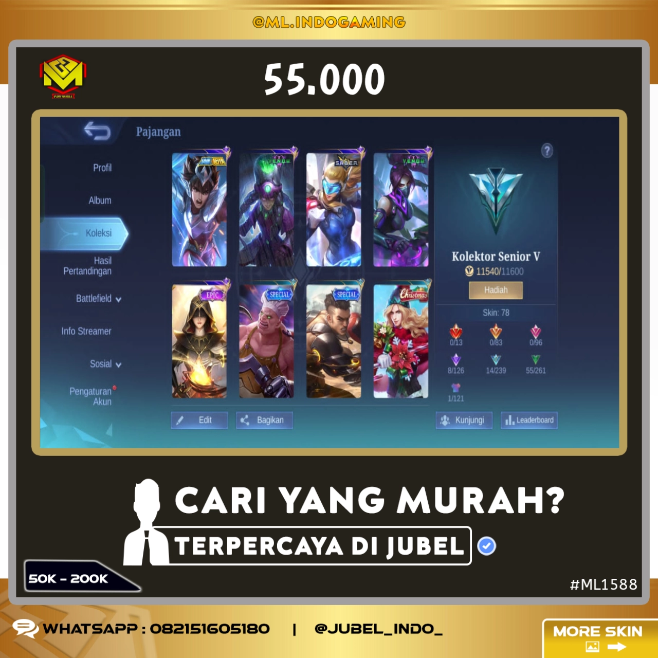 STOK ML #ML1588