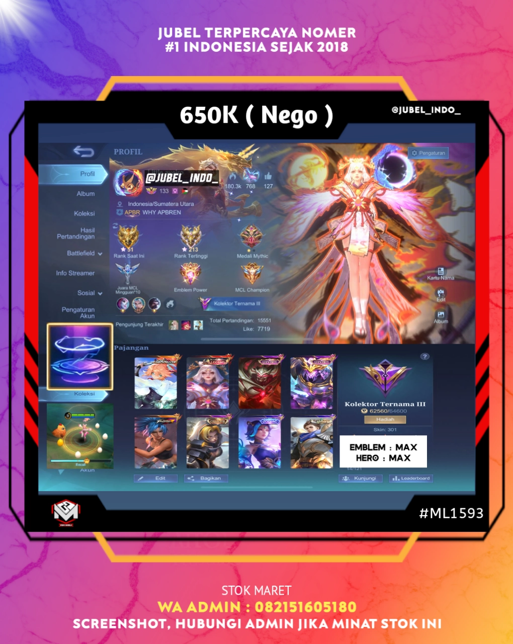 STOK ML #ML1593