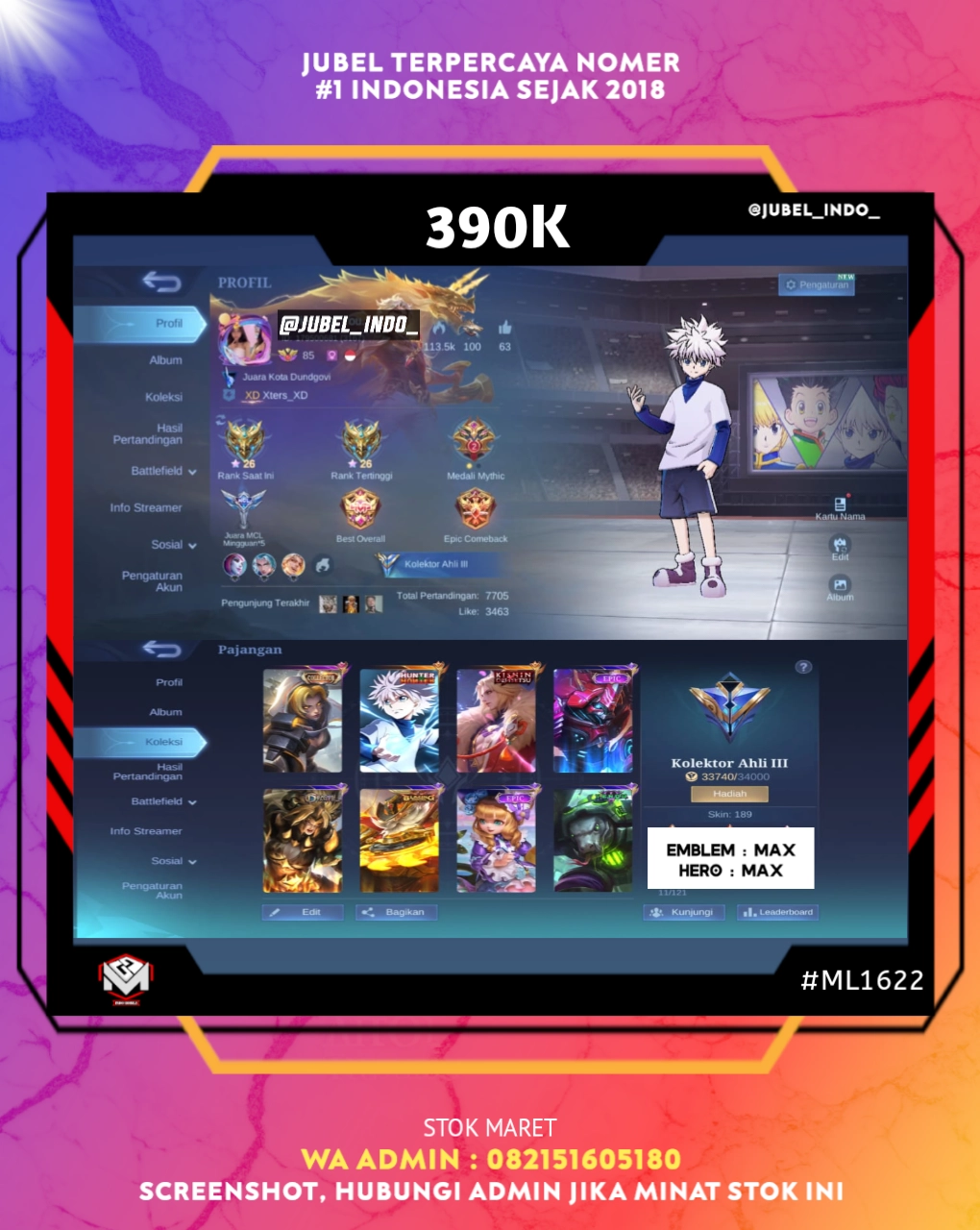 STOK ML #ML1622