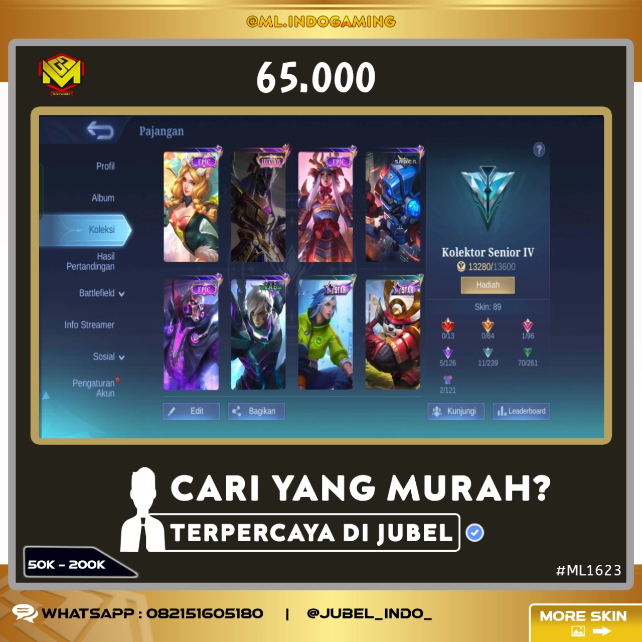STOK ML #ML1623