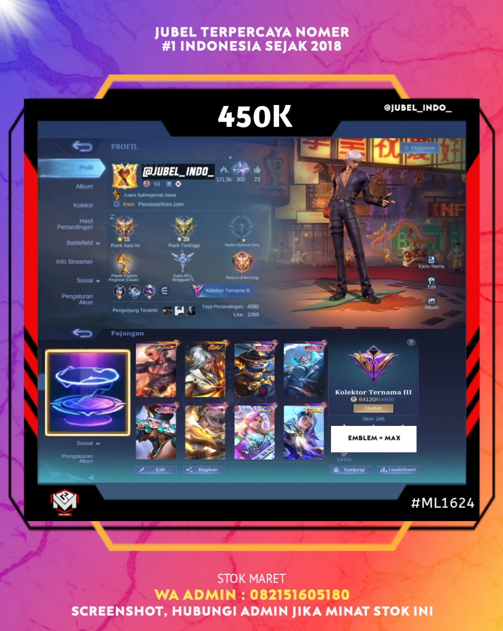 STOK ML #ML1624