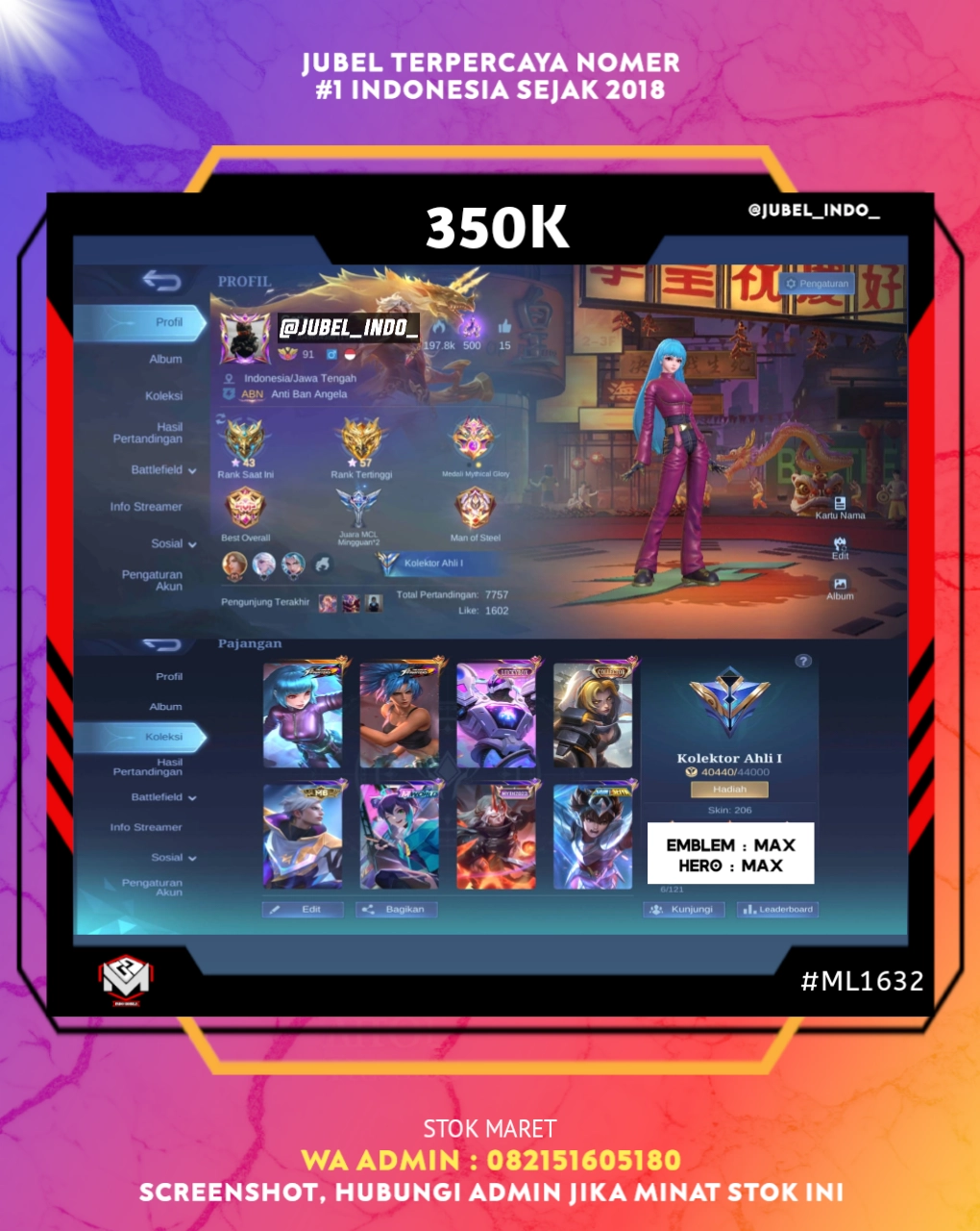 STOK ML #ML1632