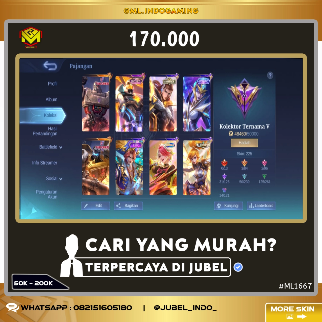 STOK ML #ML1667
