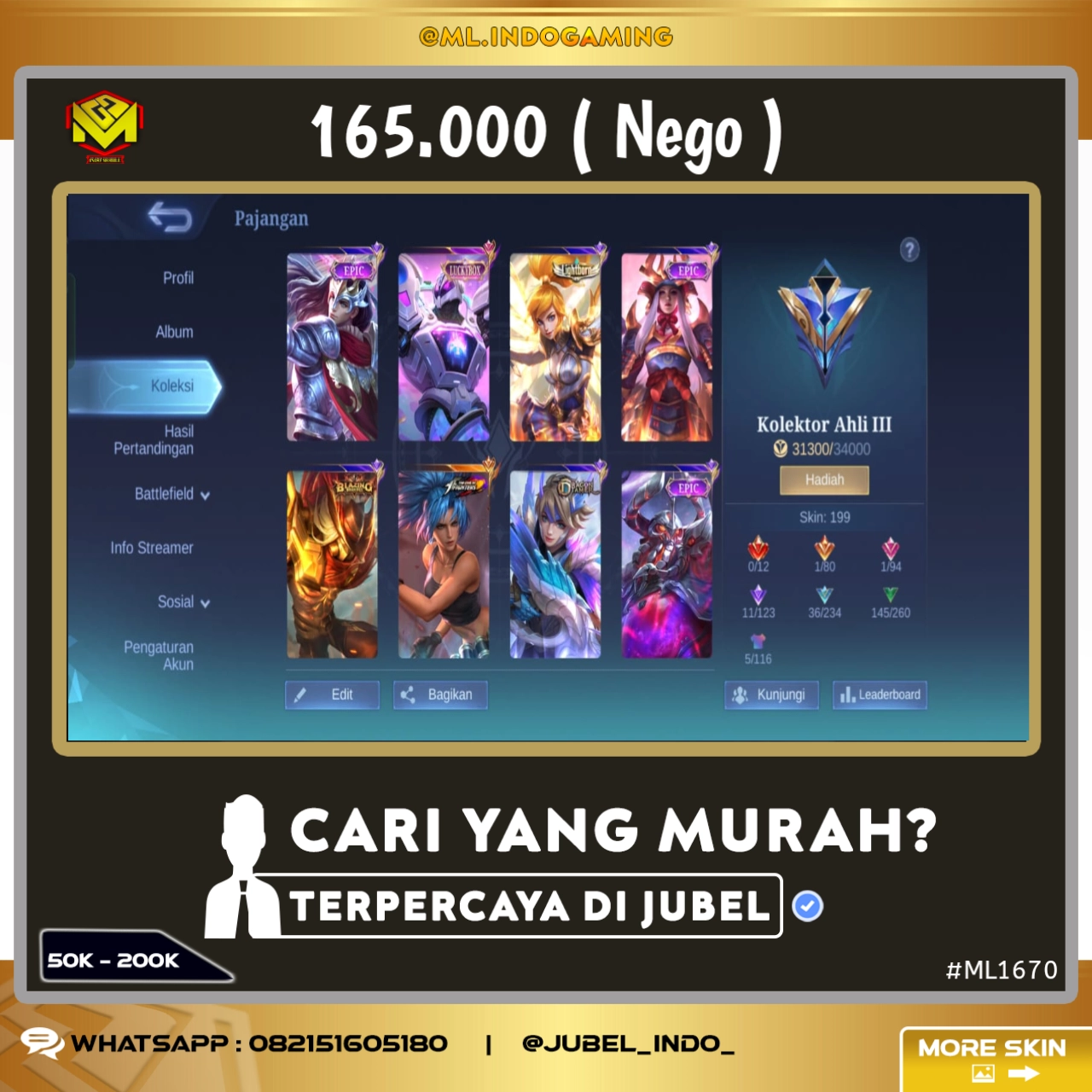 STOK ML #ML1670