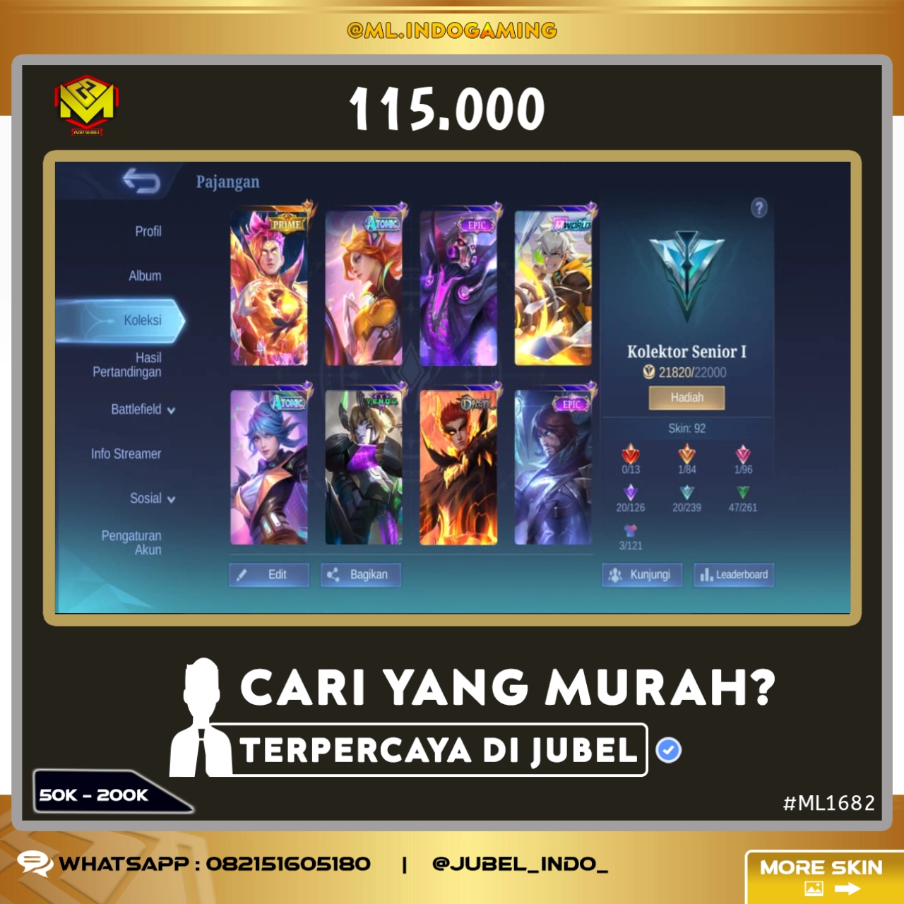 STOK ML #ML1682