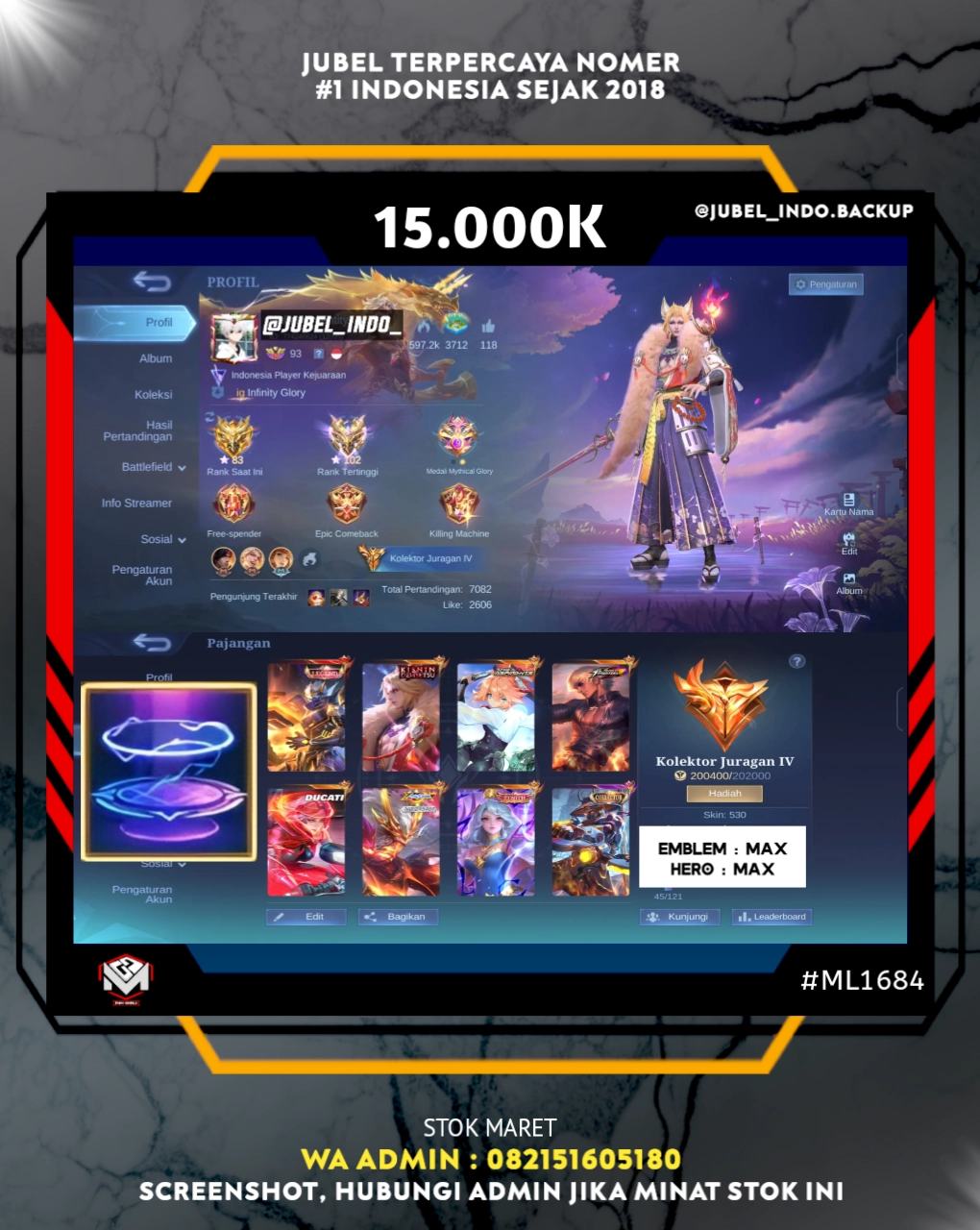 STOK ML #ML1684