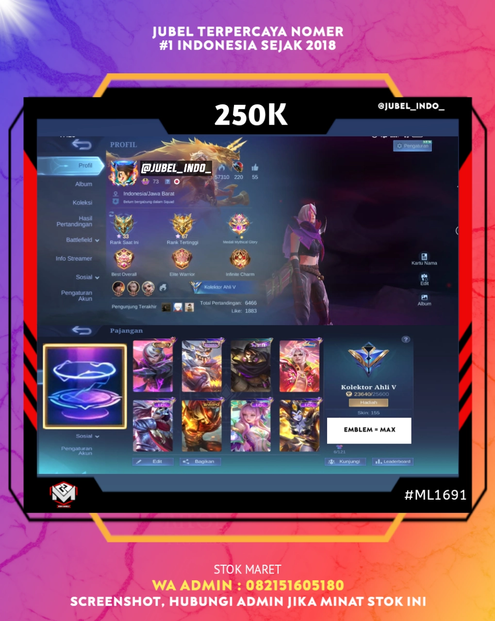STOK ML #ML1691