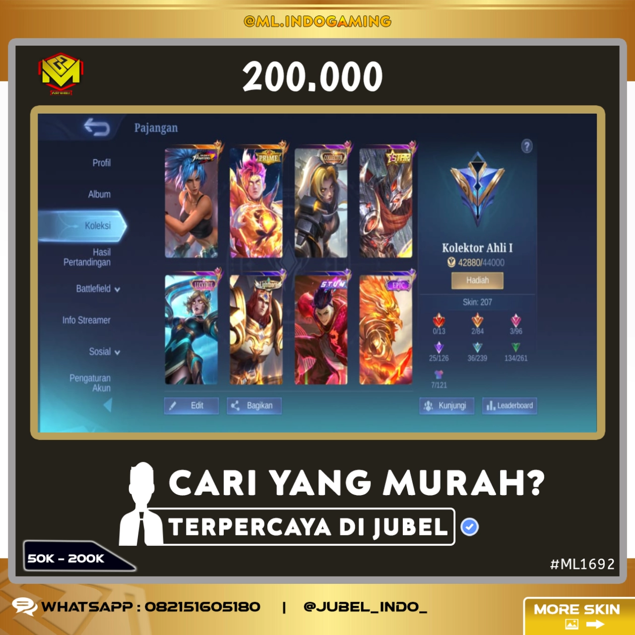 STOK ML #ML1692