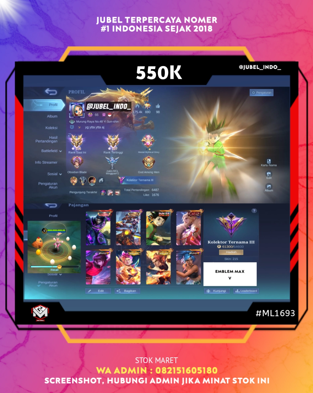 STOK ML #ML1693