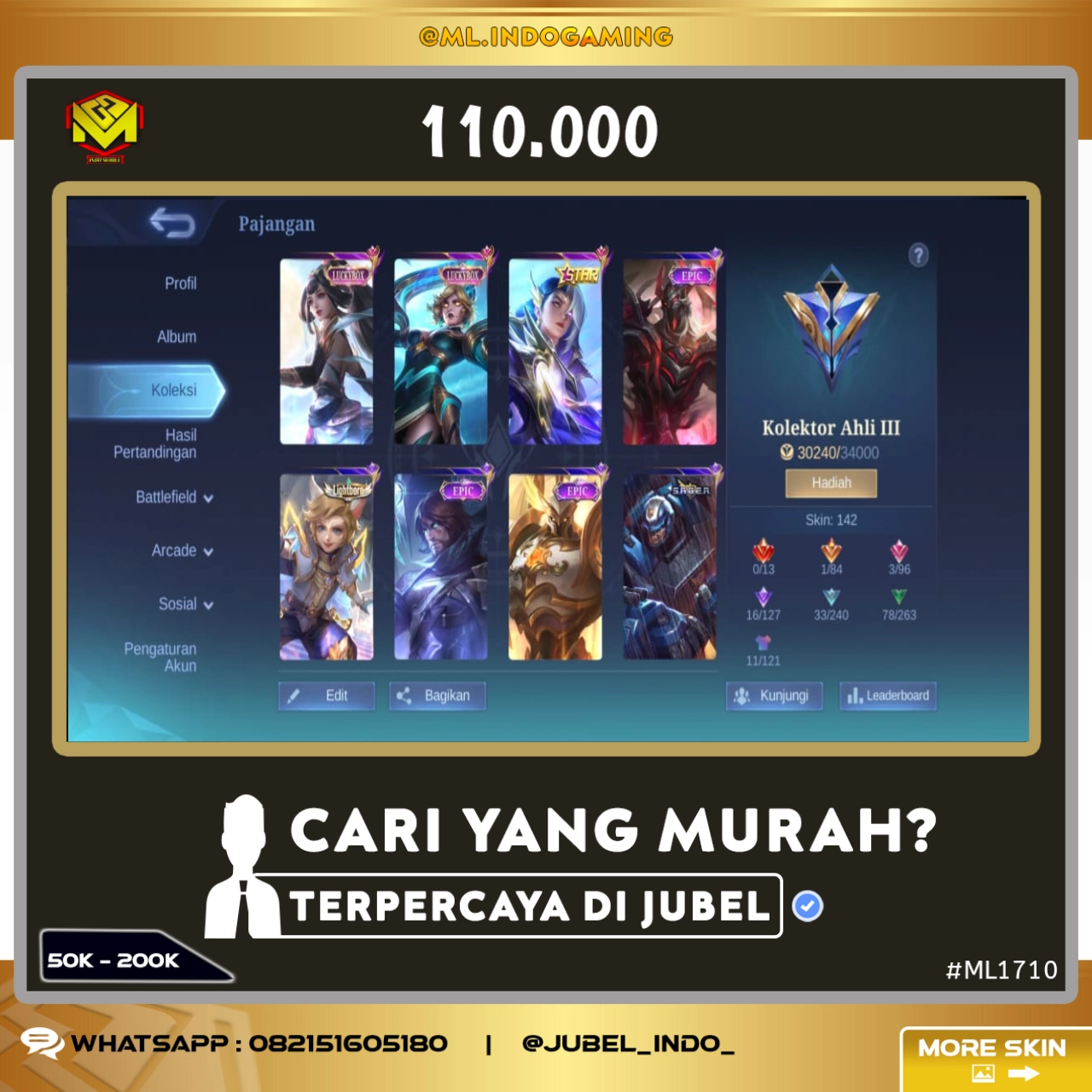 STOK ML #ML1710