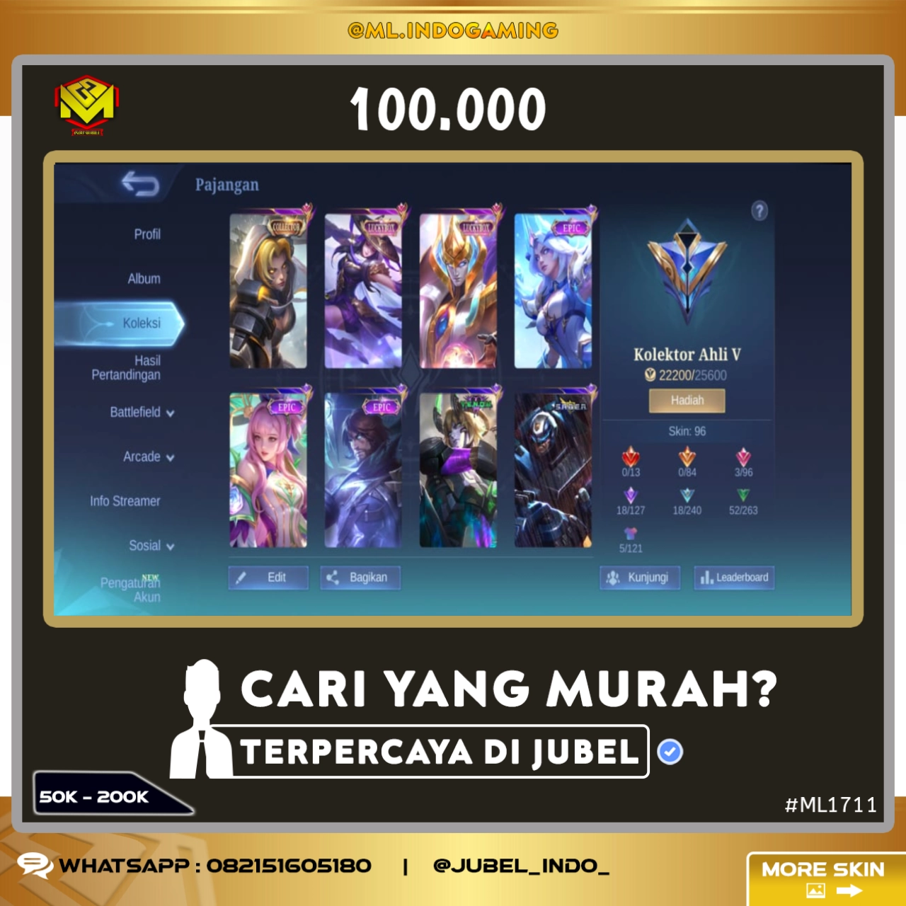 STOK ML #ML1711