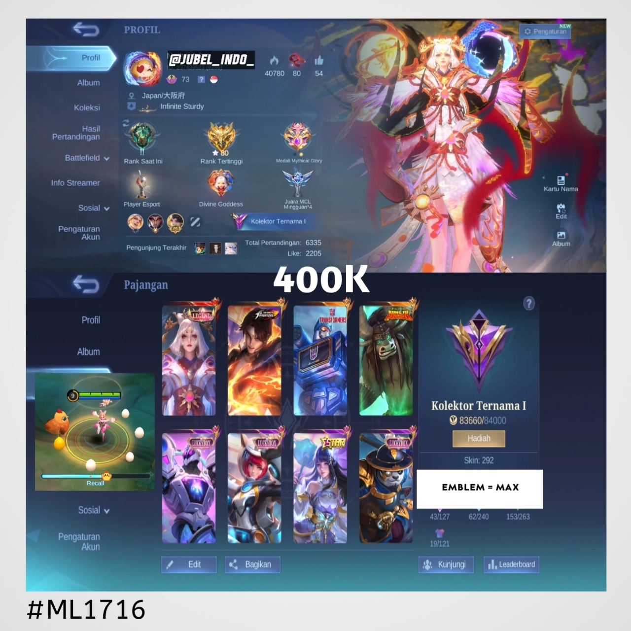 STOK ML #ML1716