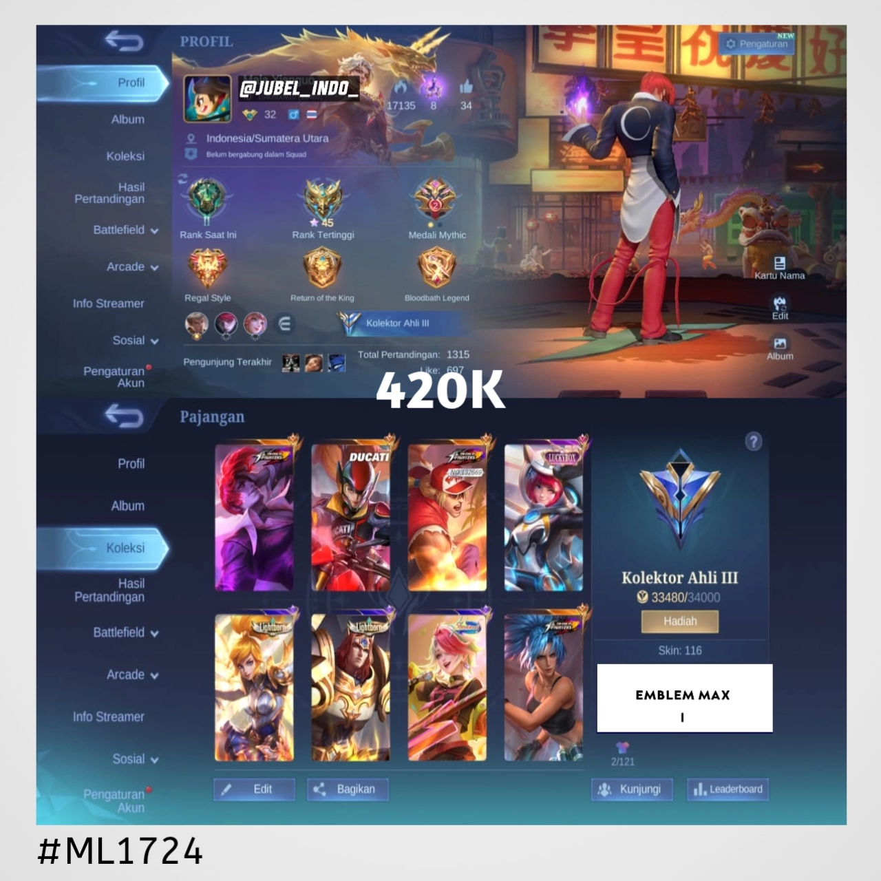 STOK ML #ML1724