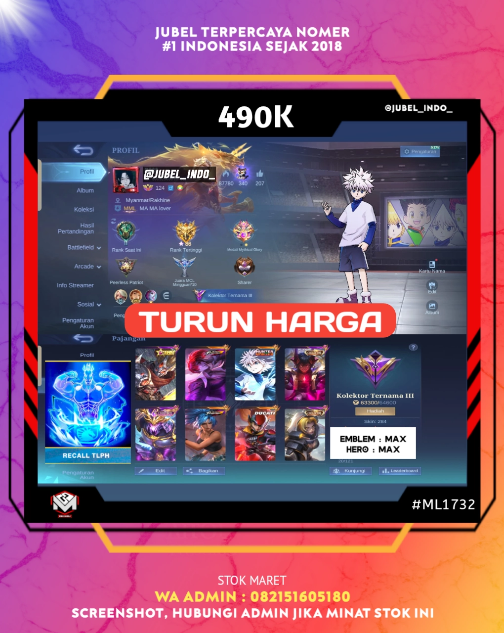 STOK ML #ML1732