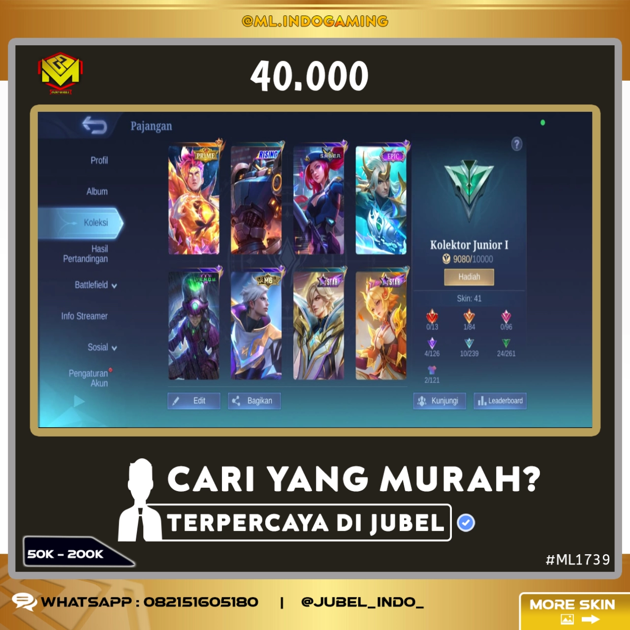 STOK ML #ML1739