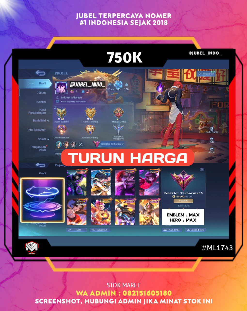 STOK ML #ML1743