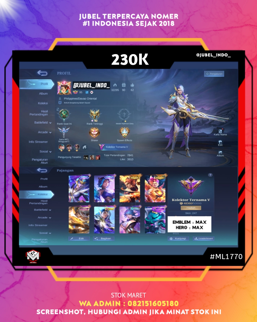 STOK ML #ML1770