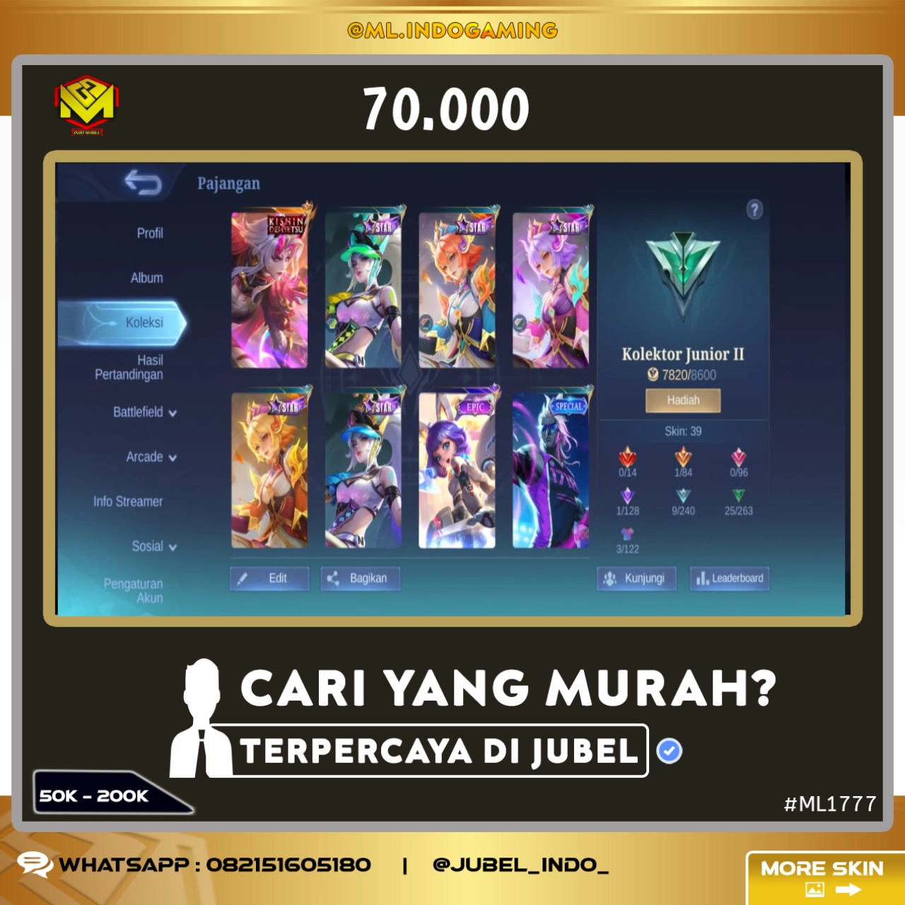 STOK ML #ML1777
