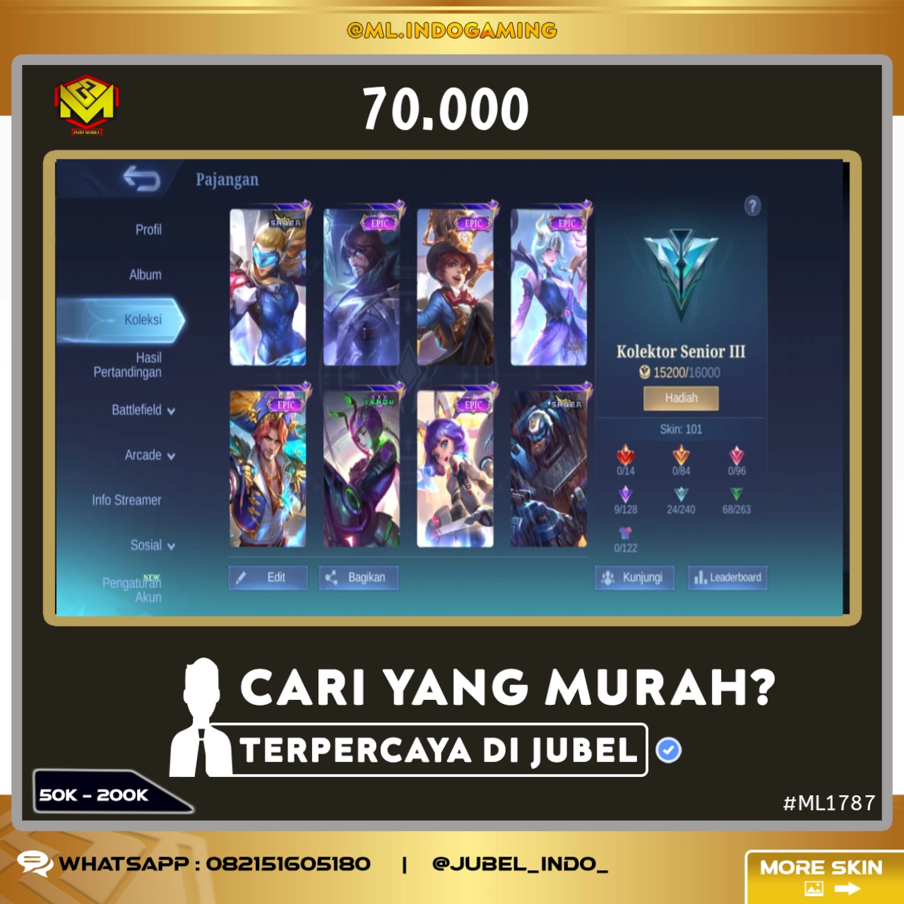 STOK ML #ML1787