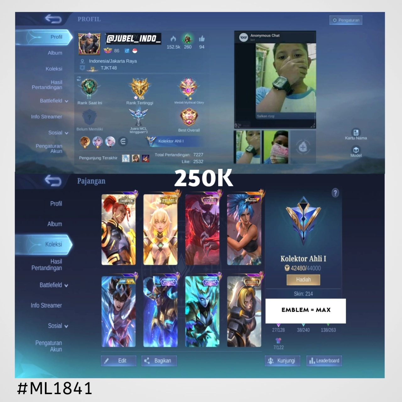 STOK ML #ML1841