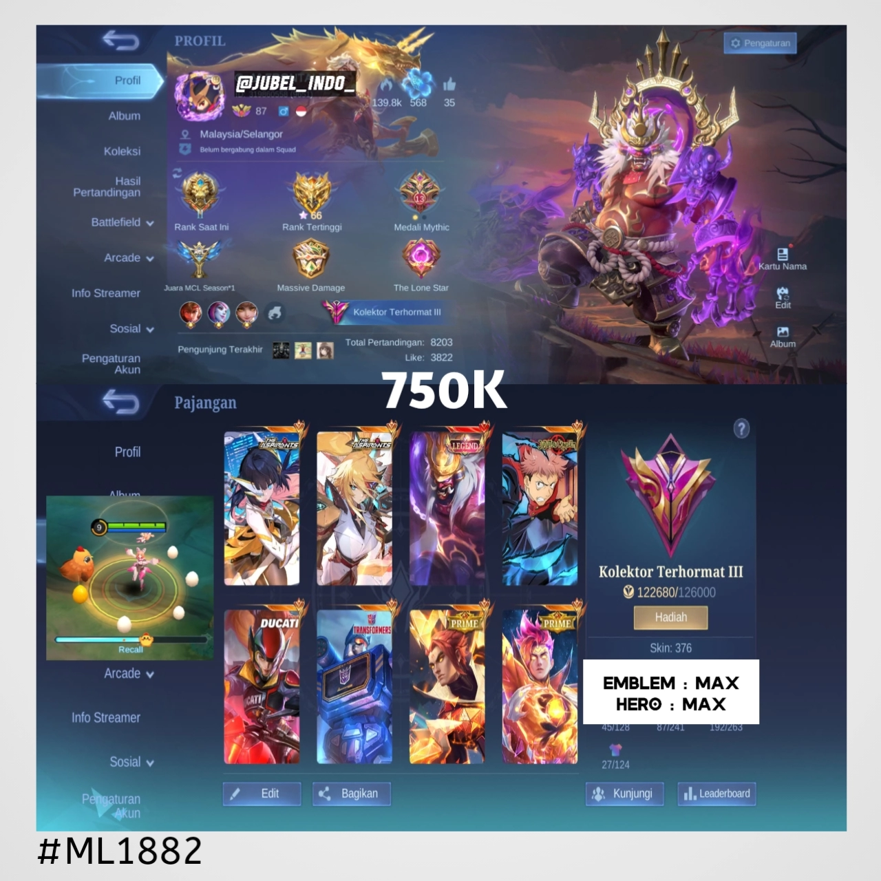 STOK ML #ML1882