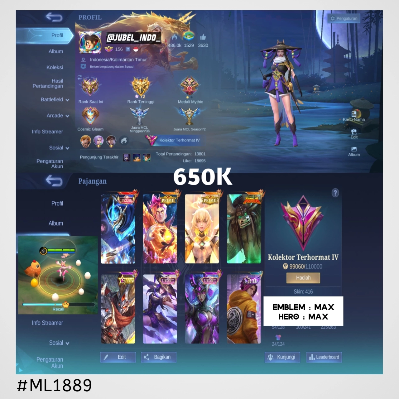 STOK ML #ML1889