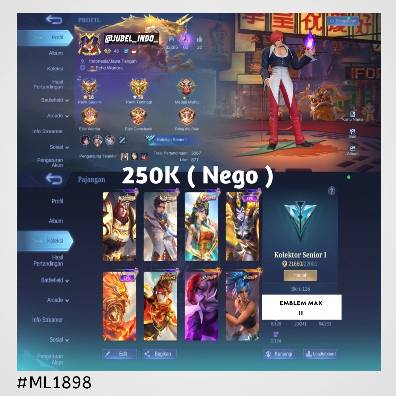 STOK ML #ML1898