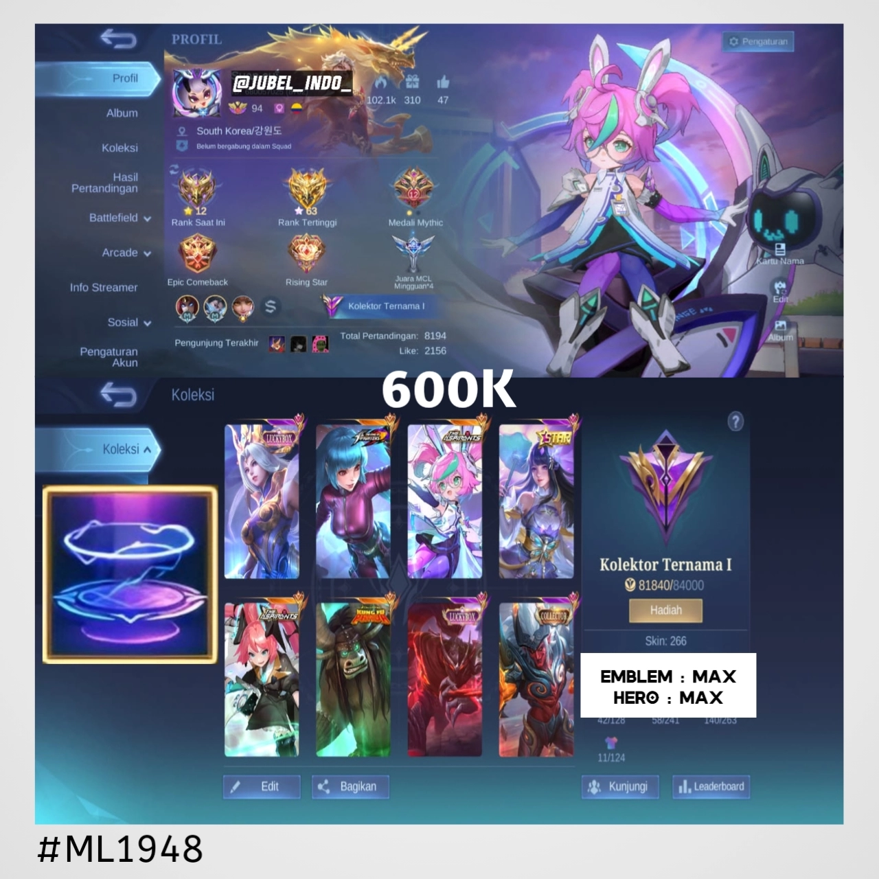 STOK ML #ML1948
