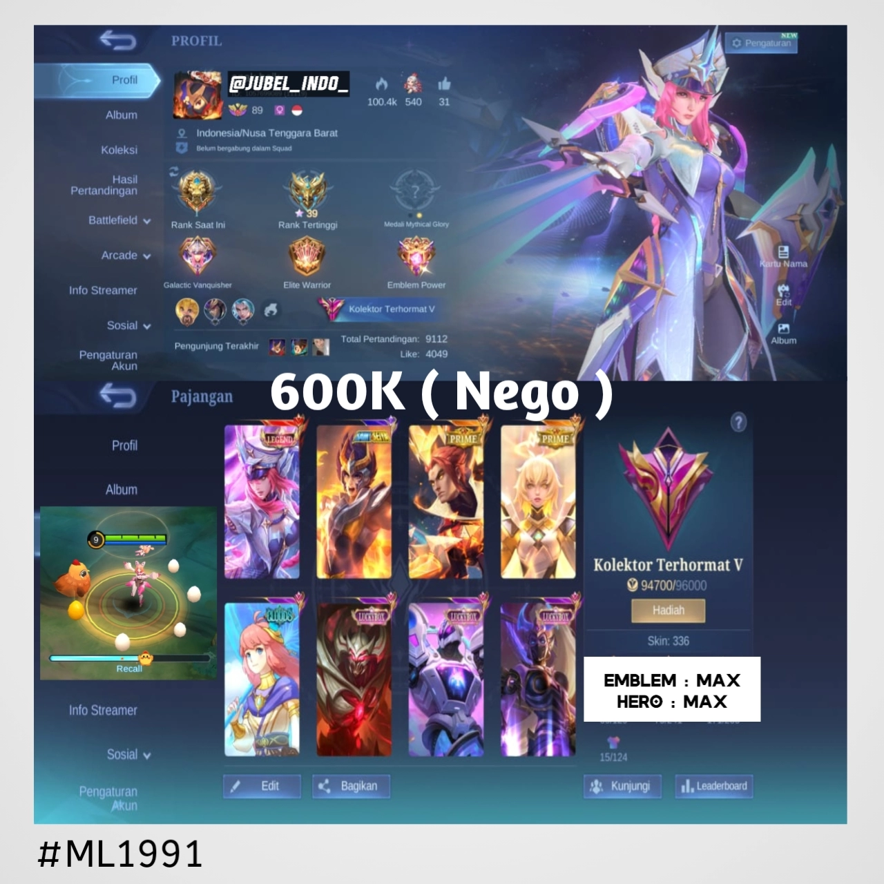 STOK ML #ML1991