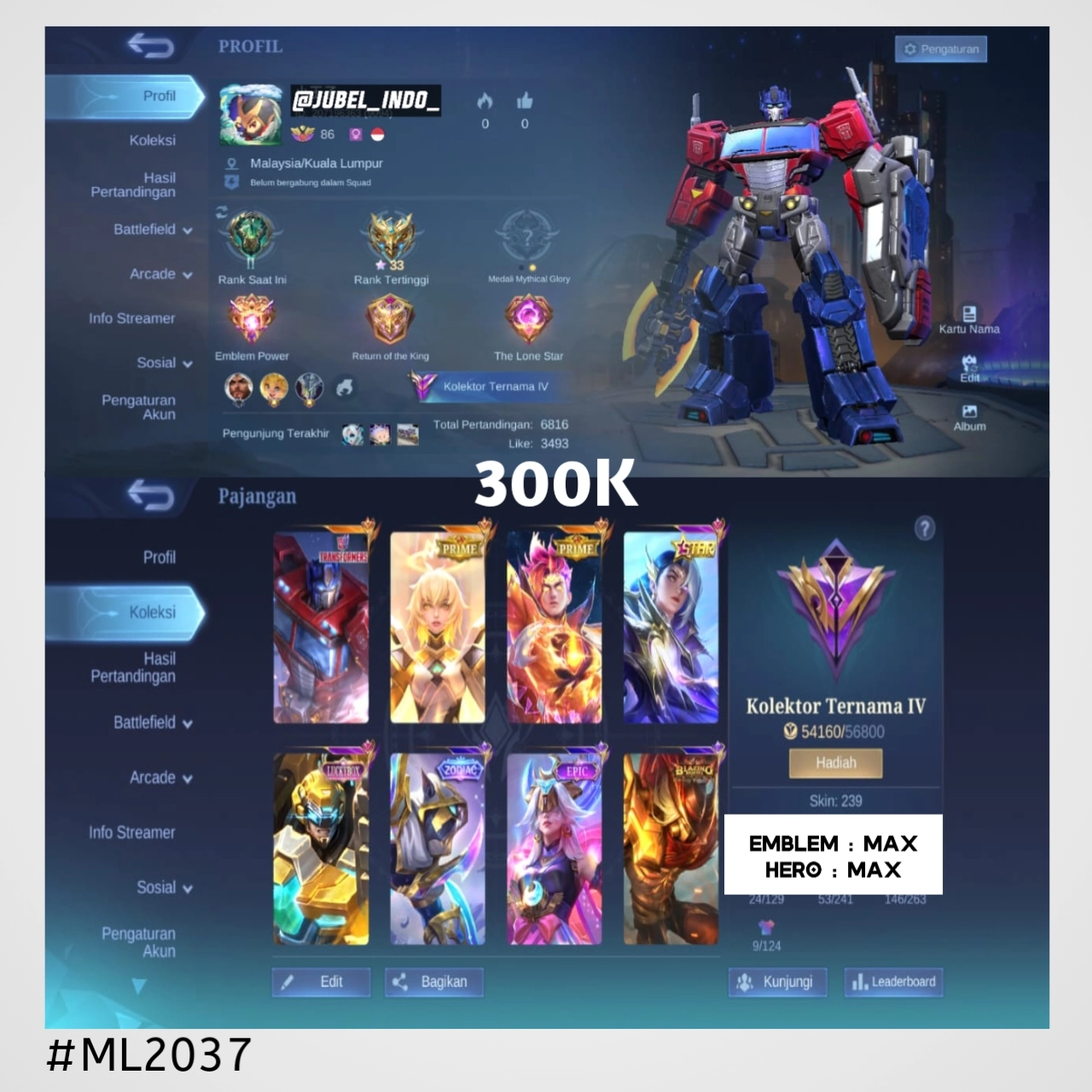 STOK ML #ML2037