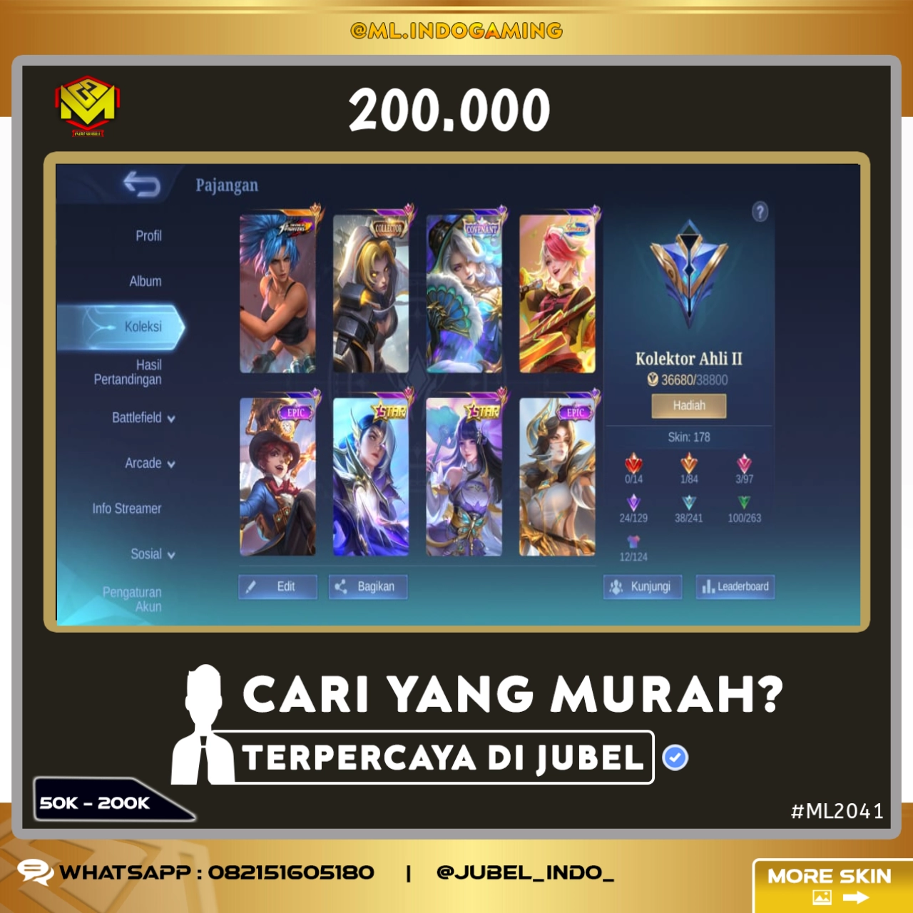 STOK ML #ML2041