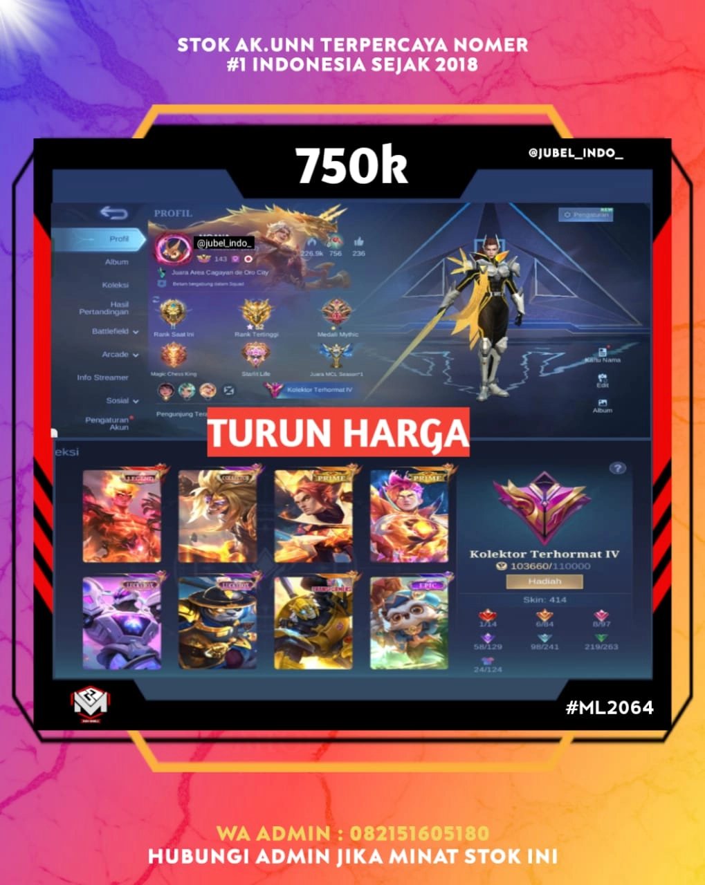 STOK ML #ML2064