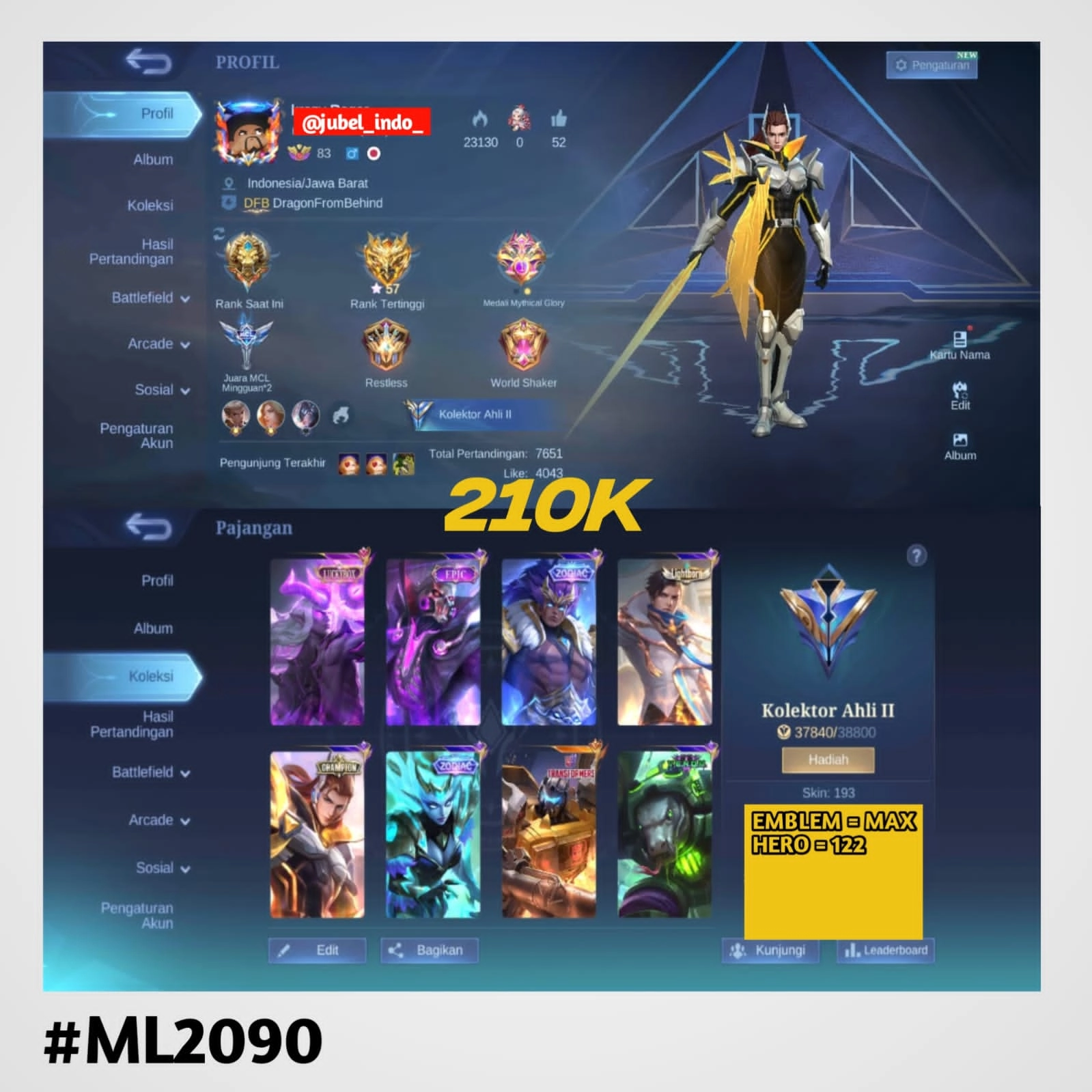STOK ML #ML2090