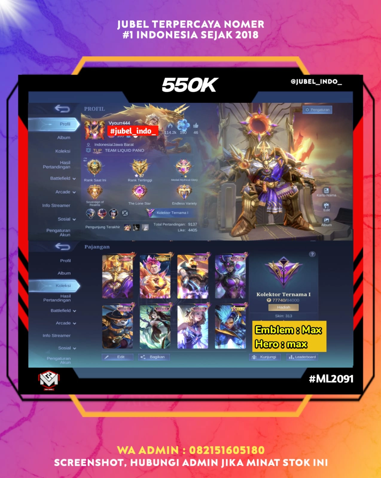 STOK ML #ML2091
