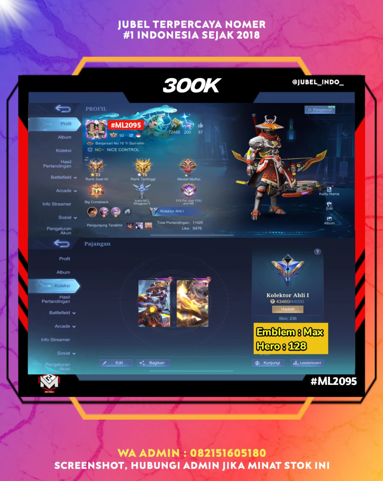 STOK ML #ML2095