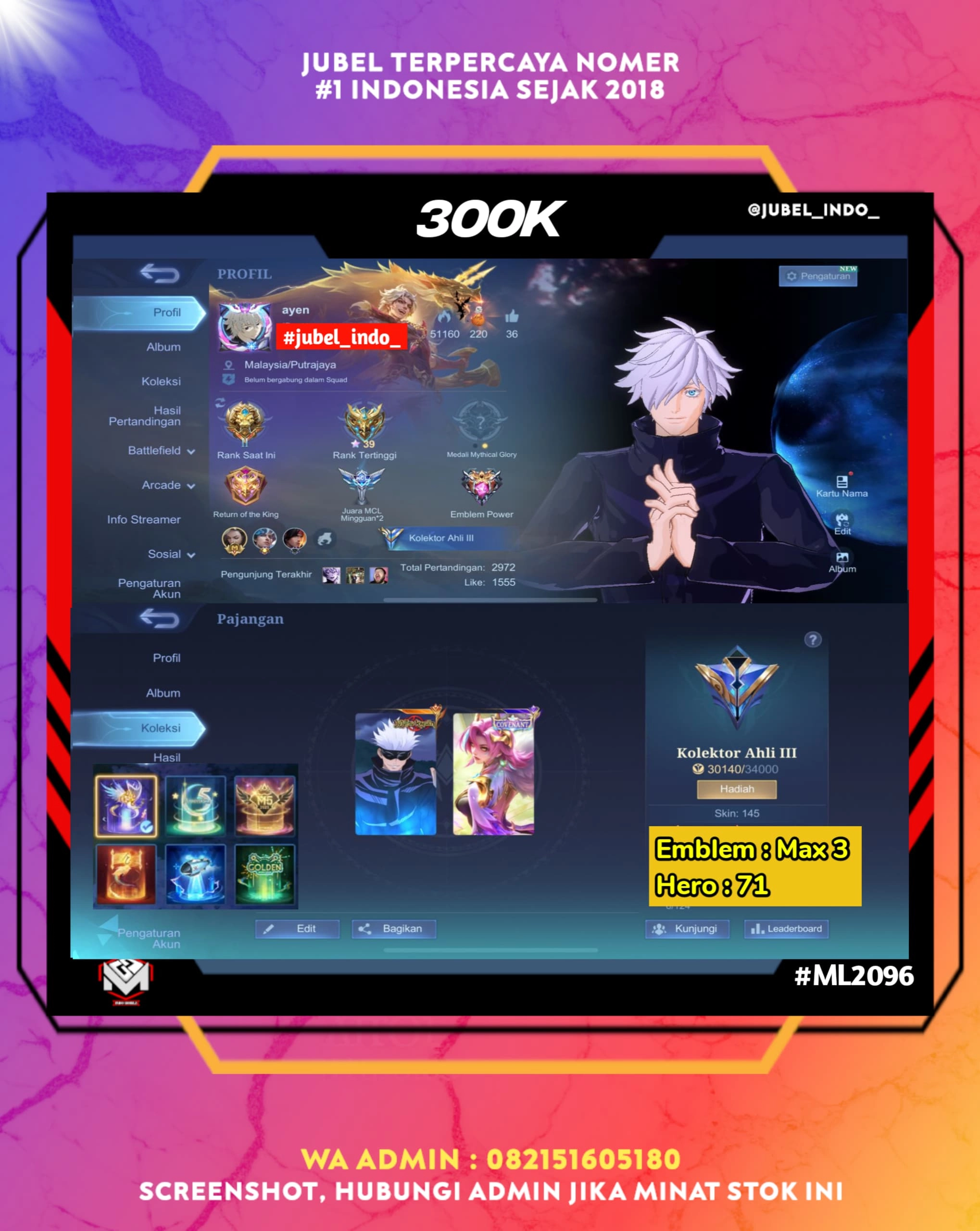 STOK ML #ML2096