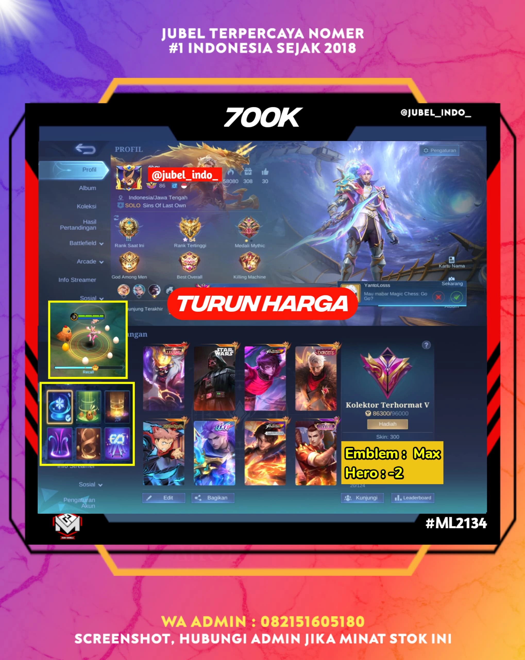 STOK ML #ML2134