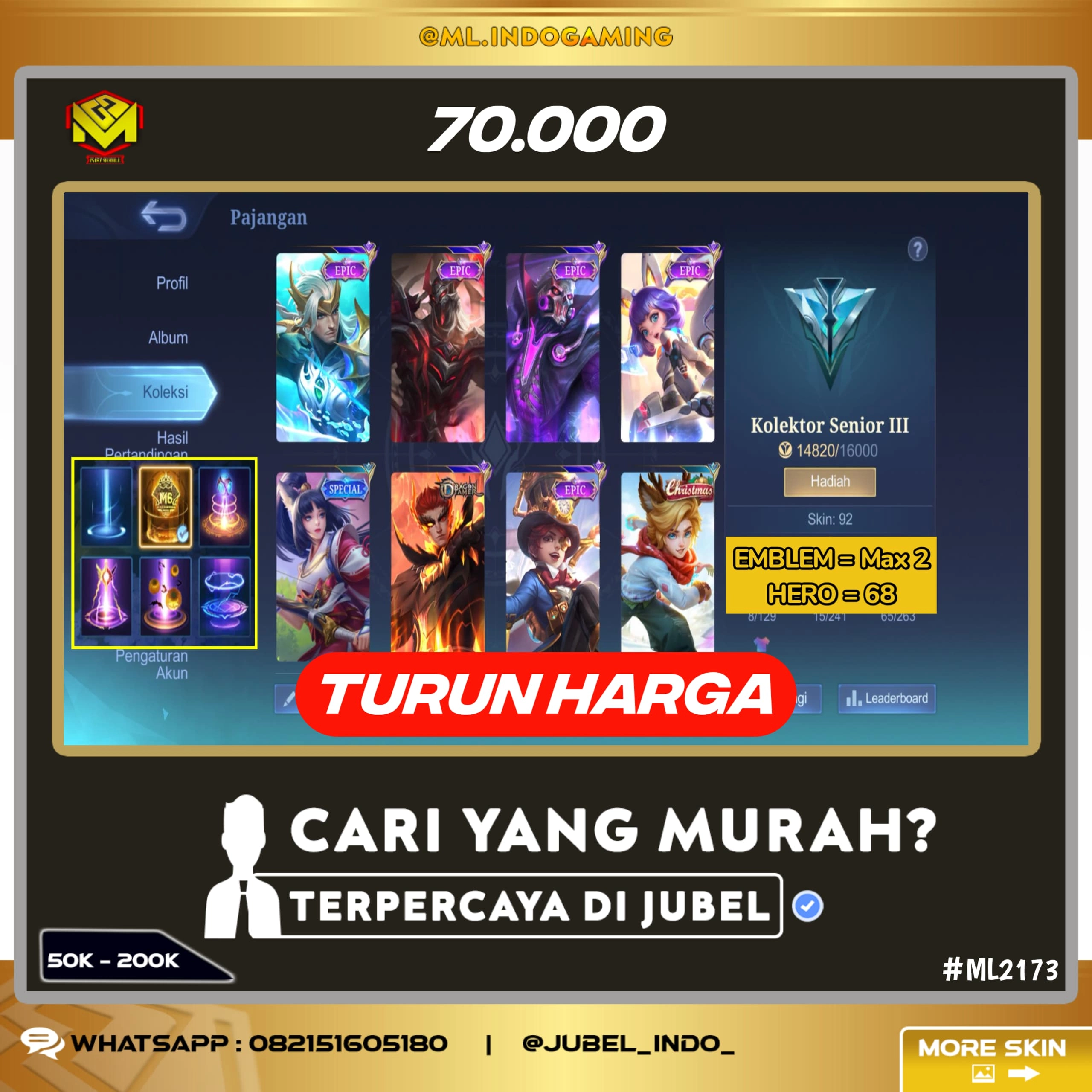 STOK ML #ML2173