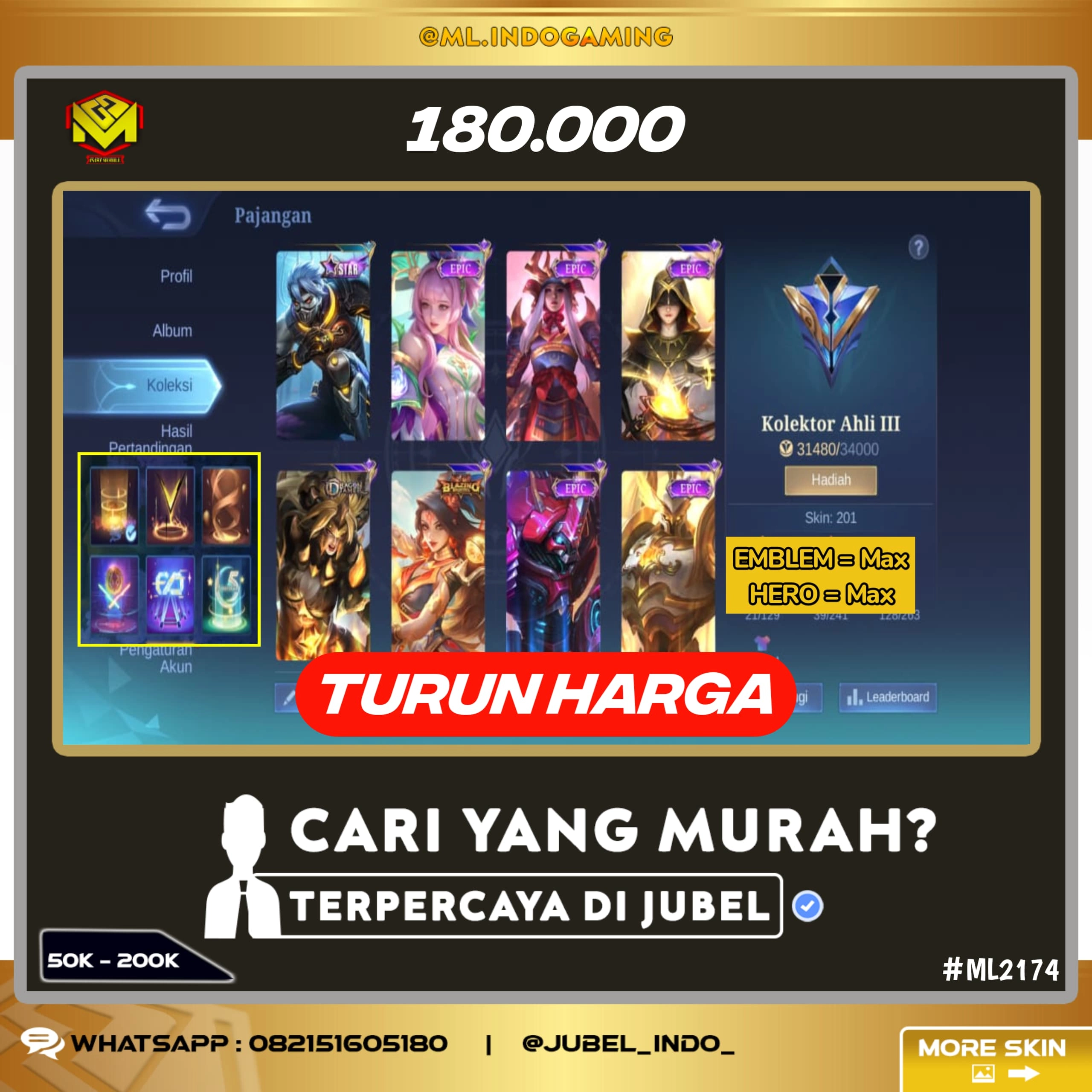 STOK ML #ML2174