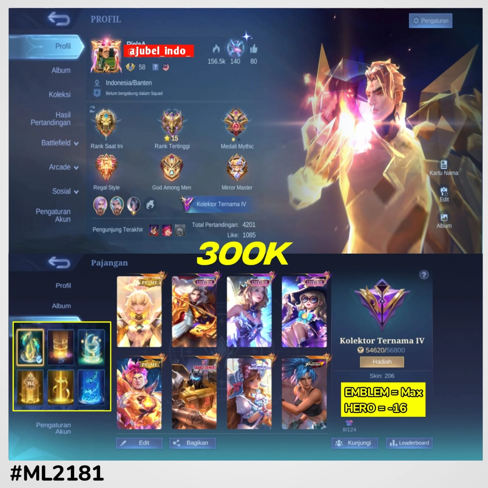 STOK ML #ML2181