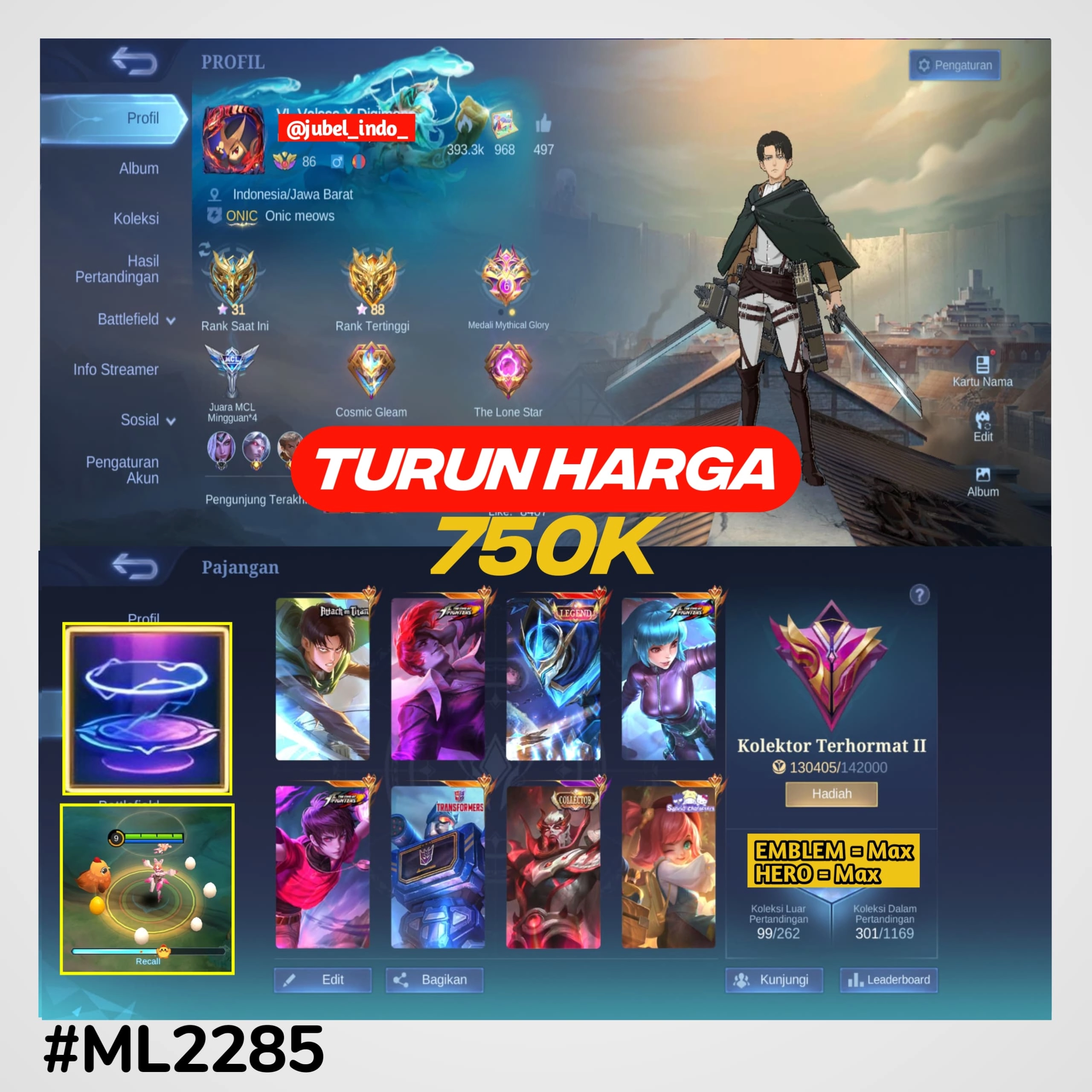 STOK ML #ML2285