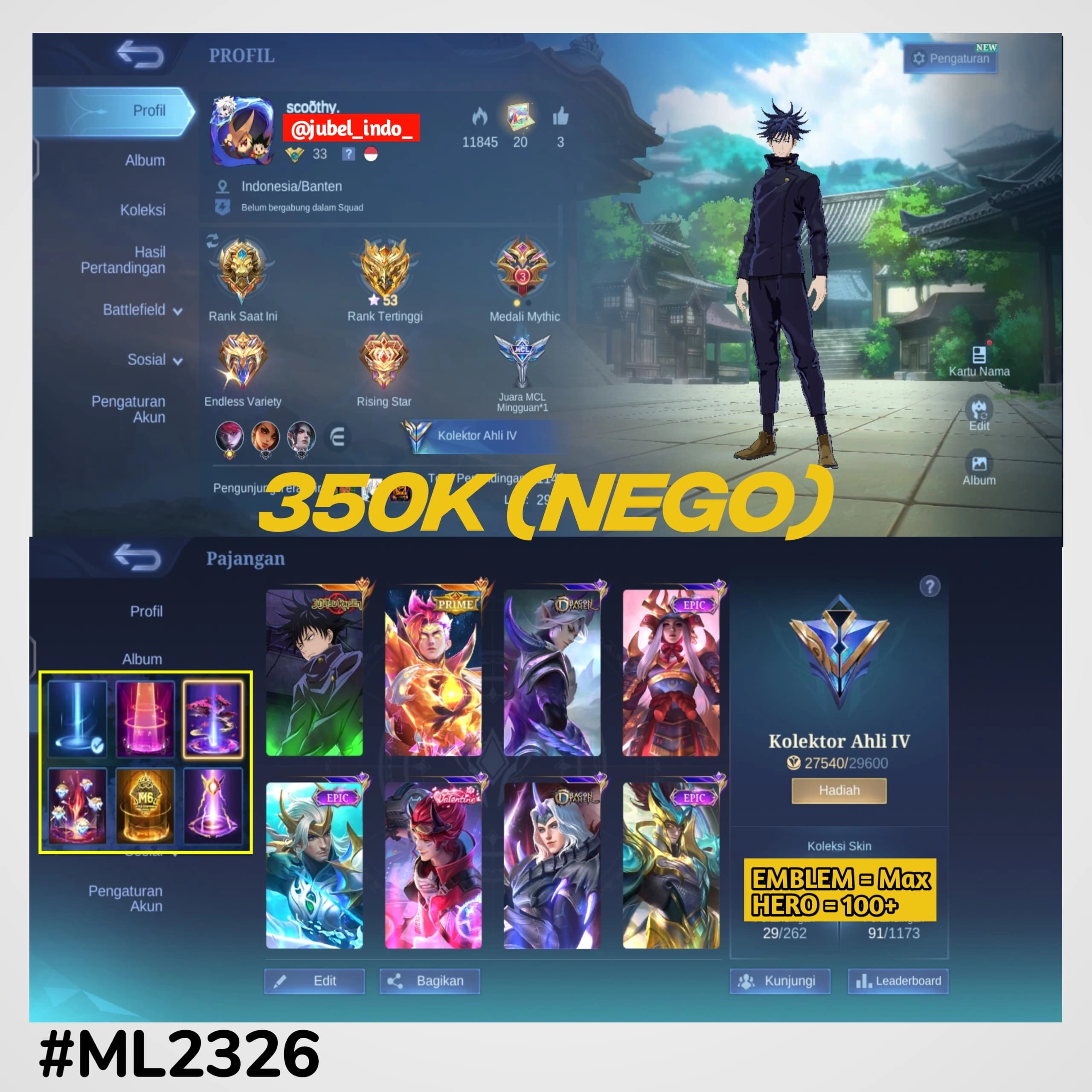 STOK ML #ML2326