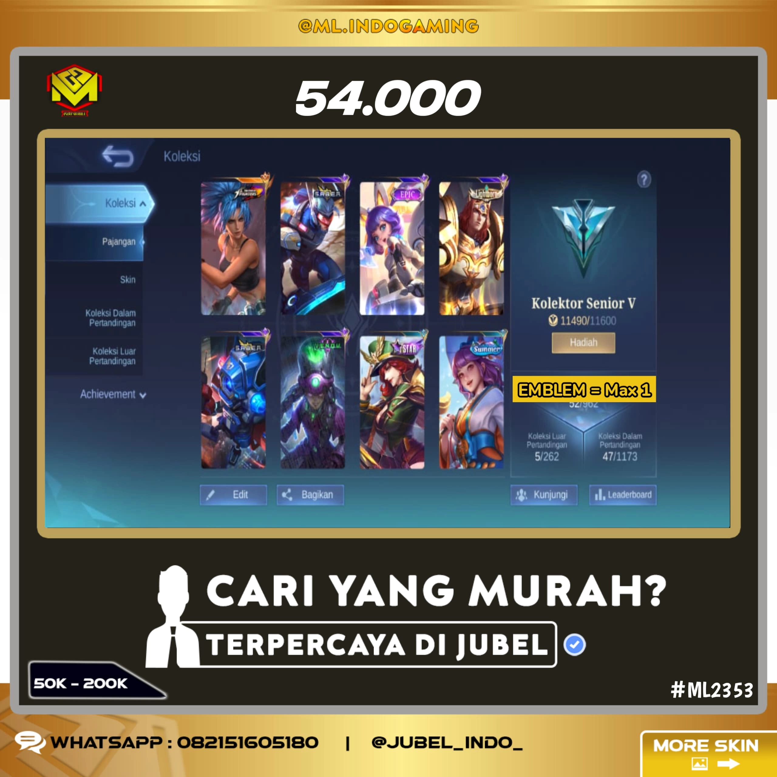 STOK ML #ML2353