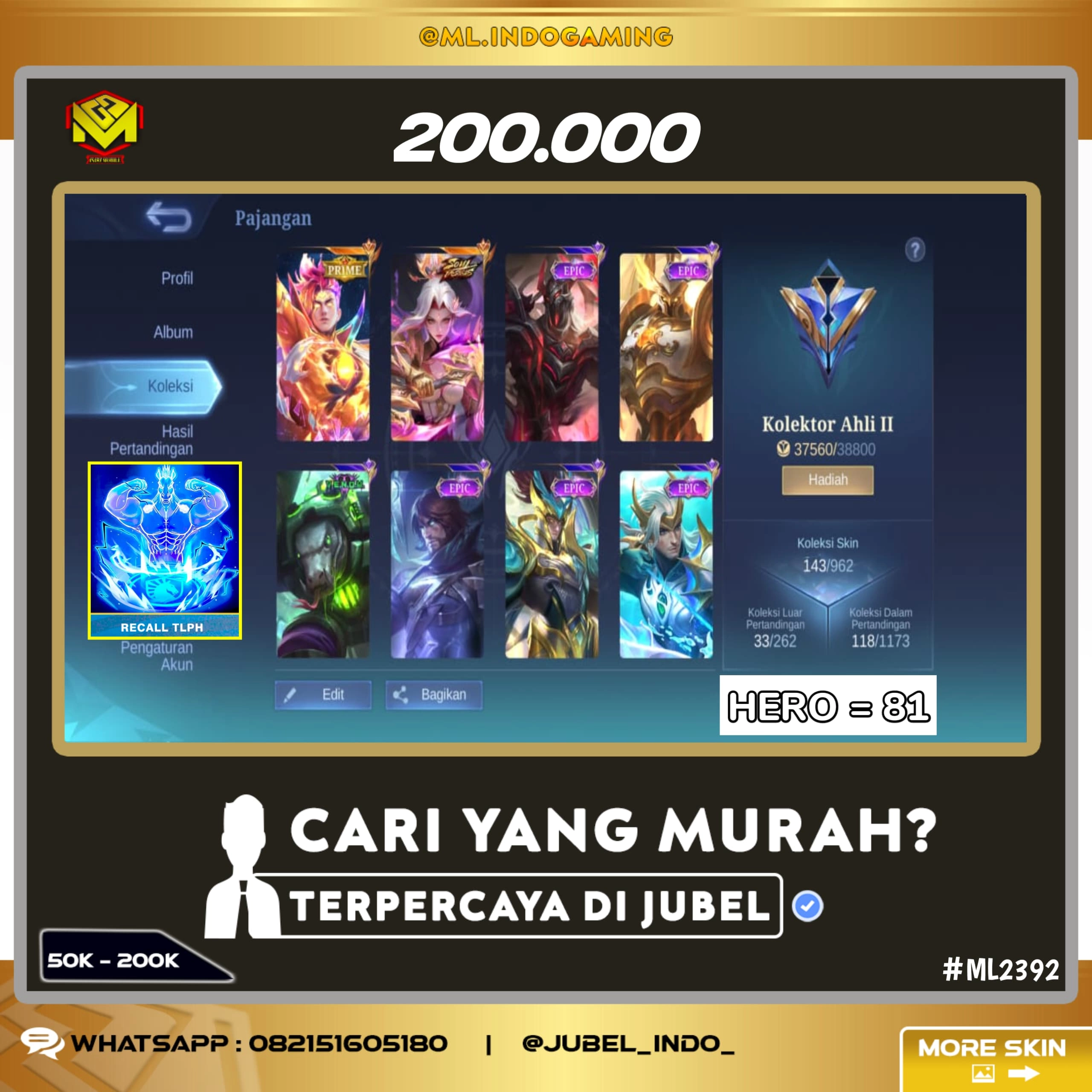 STOK ML #ML2392