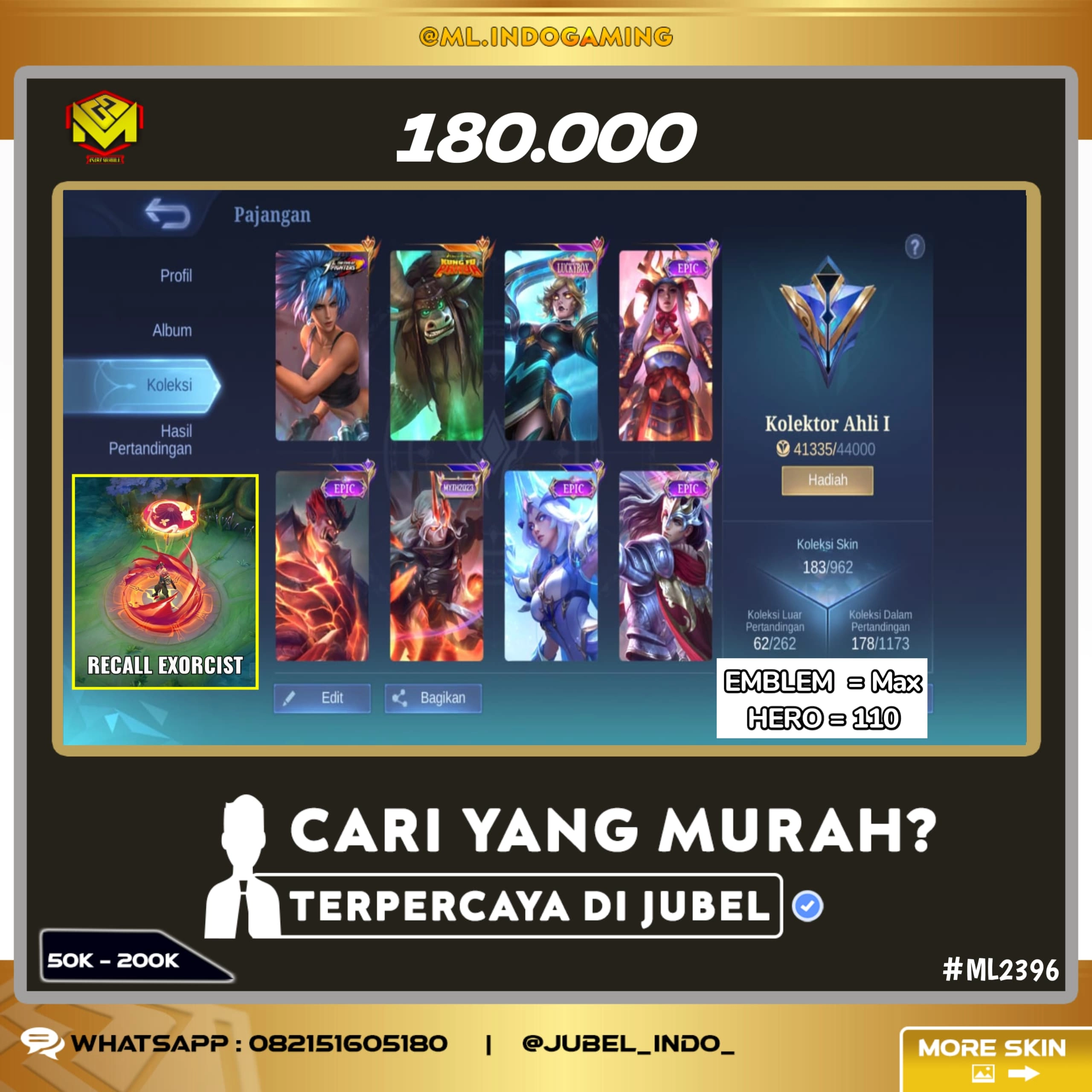 STOK ML #ML2396