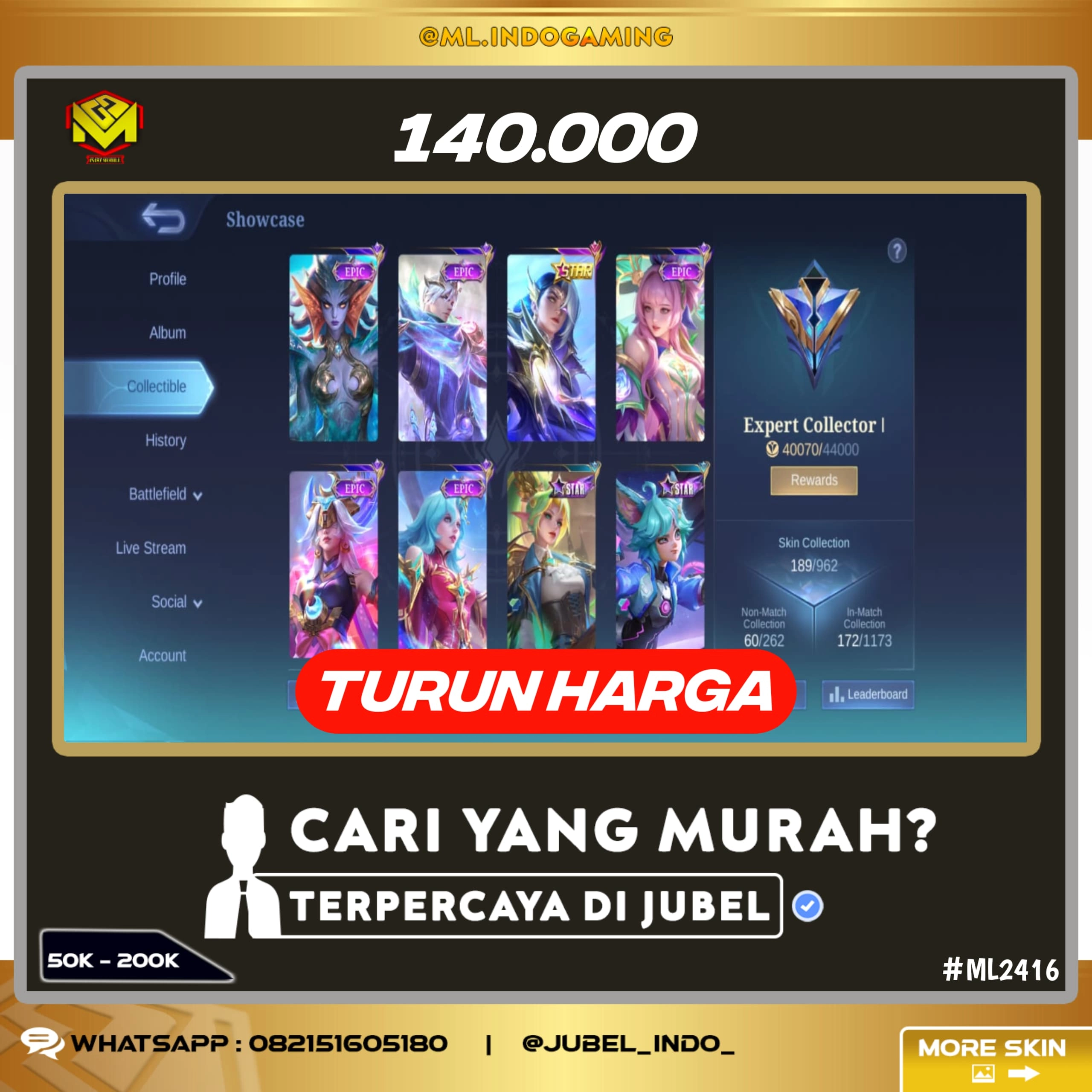 STOK ML #ML2416